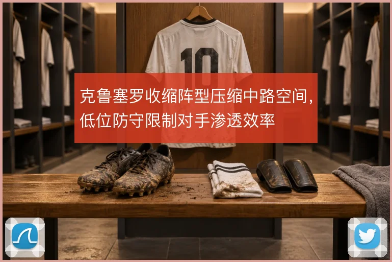克鲁塞罗收缩阵型压缩中路空间,低位防守限制对手渗透效率